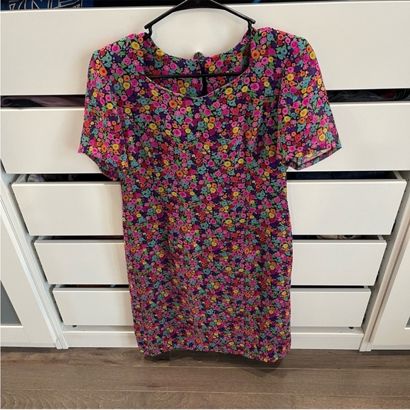 Vintage silk dress 💐 - Picture 2 of 5